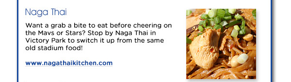 Naga Thai
							See image for article
							www.nagathaikitchen.com