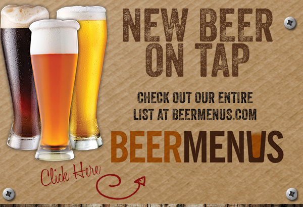 New Beer on Tap
							 See image for details