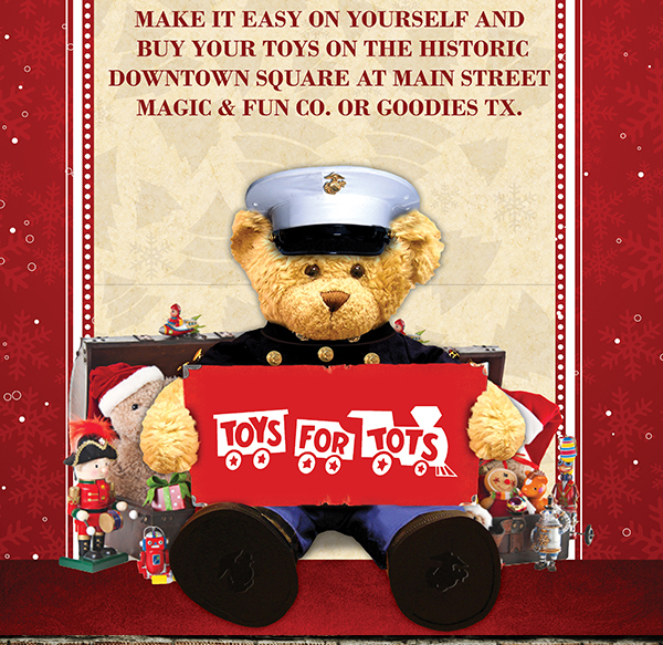 Toys for Tots Drive
							 See image for details