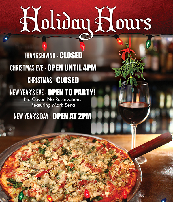 Holiday Hours
							 See image for details