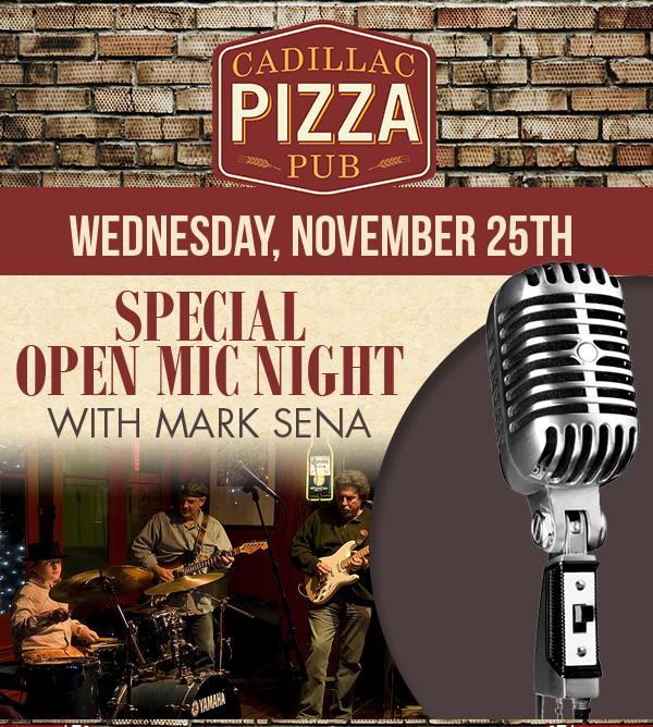 Special Open Mic Night
							 Weds, Nov 25th
							 See image for full details