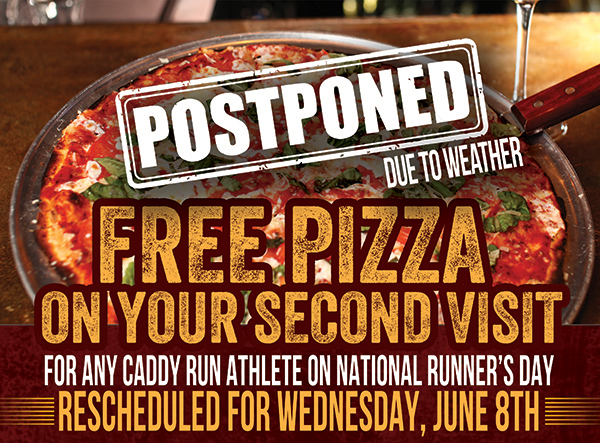 Caddy Run Postponed due to Weather
							 See image for details