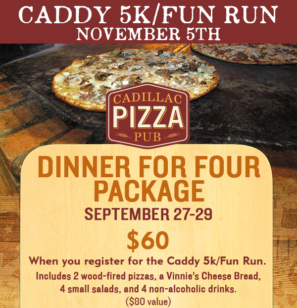 Dinner for Four Package
							 Sept 27 - 29
							 $60
							 See image for full details