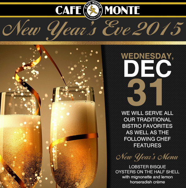 New Year's Eve 2015
							New Year's Menu
							See image for full details