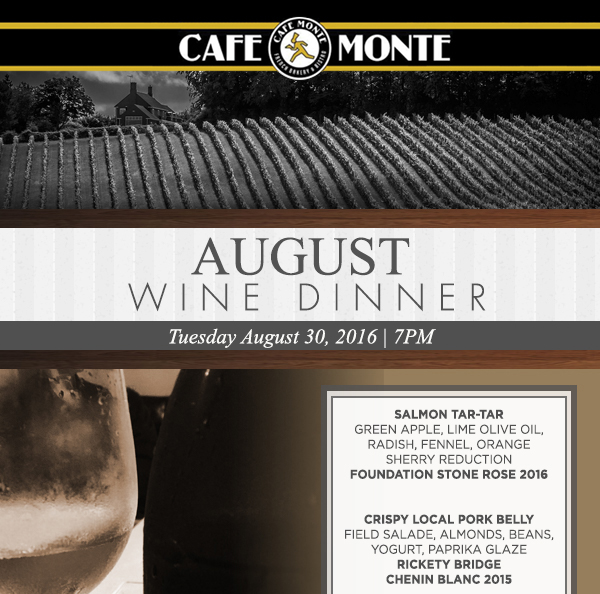 Wine Dinner
							 See image for full details