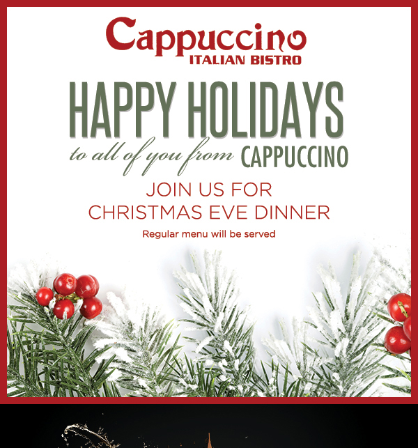 Happy Holidays from Cappuccino
							 See image for full details