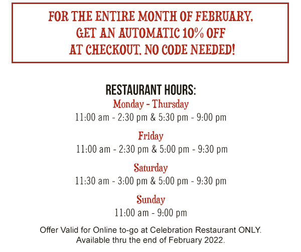 www.celebrationrestaurant.com