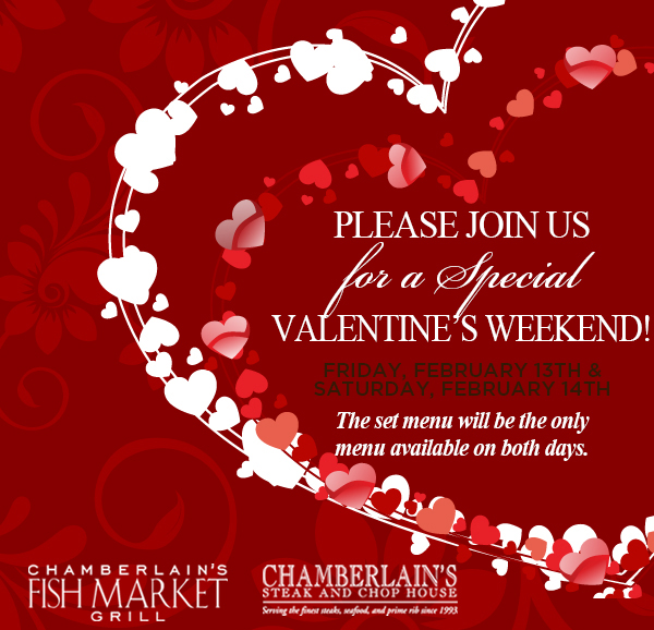 Please join us for a special
							 Valentine's Weekend!
							See image for full disclaimer