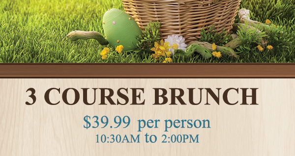 3 Course Brunch
							 $39.99 per person
							 See image for full disclaimer