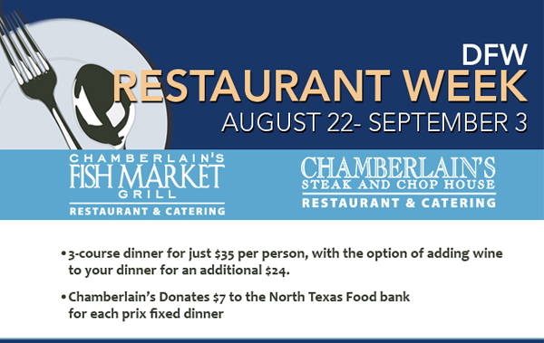 DFW Restaurant Week
							 See image for full disclaimer