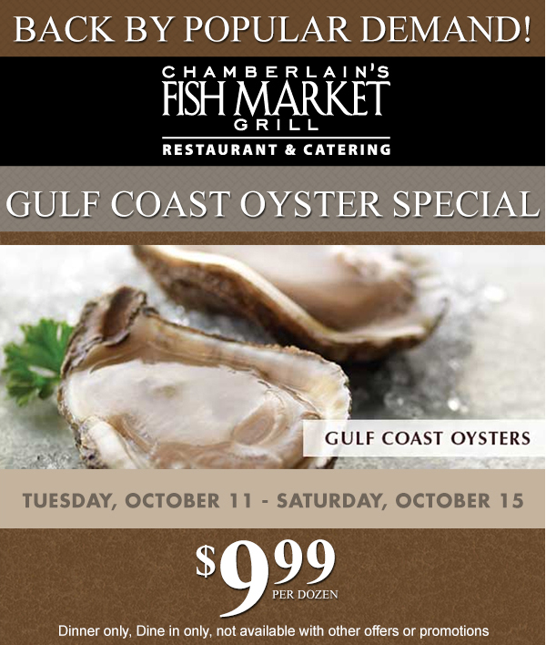 Gulf Coast Oyster Special
							 See image for details