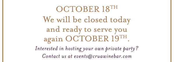 Find Your Location and Reserve! www.cruwinebar.com/locations-2