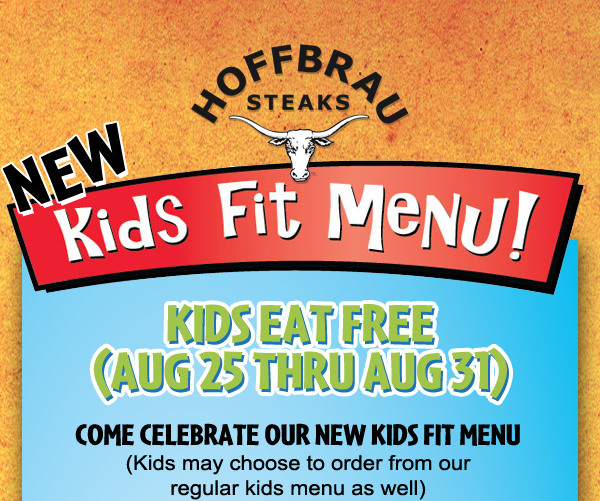 New Kids Fit Menu!