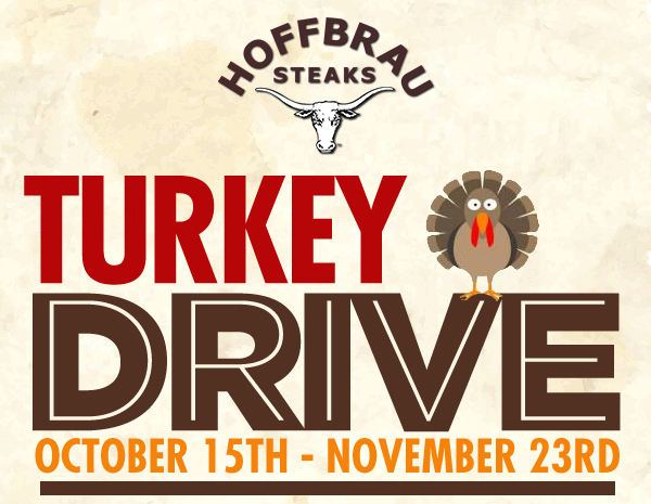 Turkey Drive
							Oct 15 - Nov 23