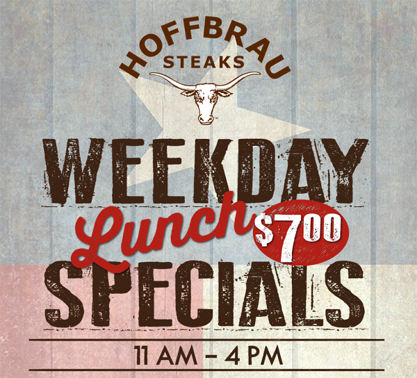 Weekday Lunch Specials
							 $7 11am-4pm
							 See image for full details