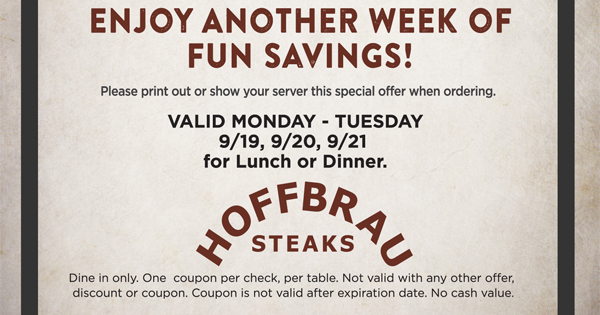 Enjoy another week of fun savings!
							 See image for full details