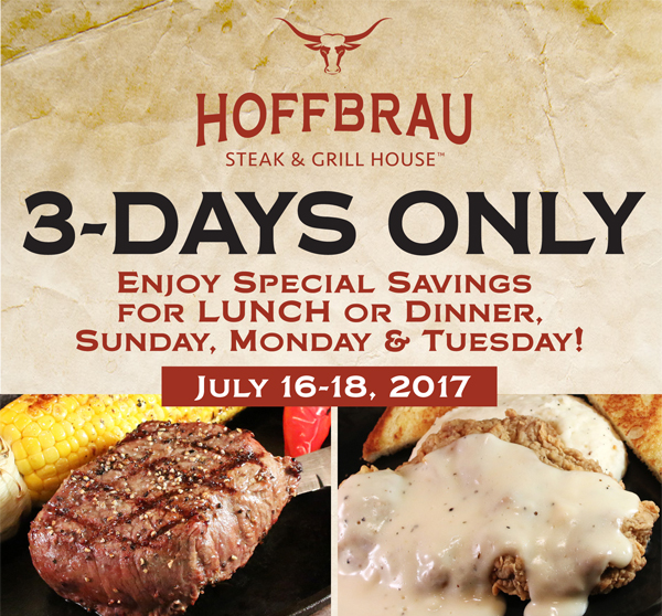 3 Days Only! Enjoy Special Savings
							 See image for full details