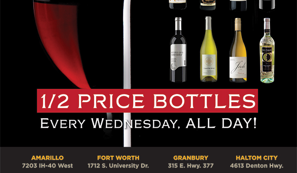 Half Price Bottles
							 See image for full details