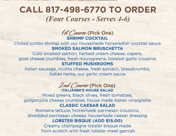 Italianni's Restaurant
							 See image for full details