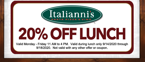 Italianni's Restaurant
							 See image for full details