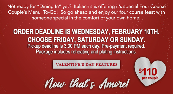 Italianni's Restaurant
							 See image for full details