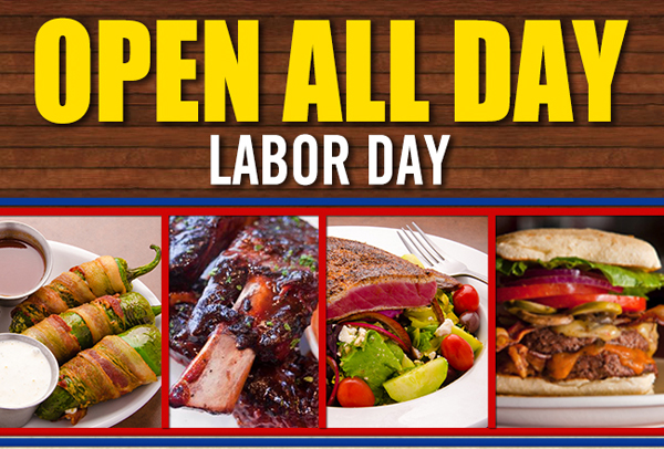 Open all day Labor Day