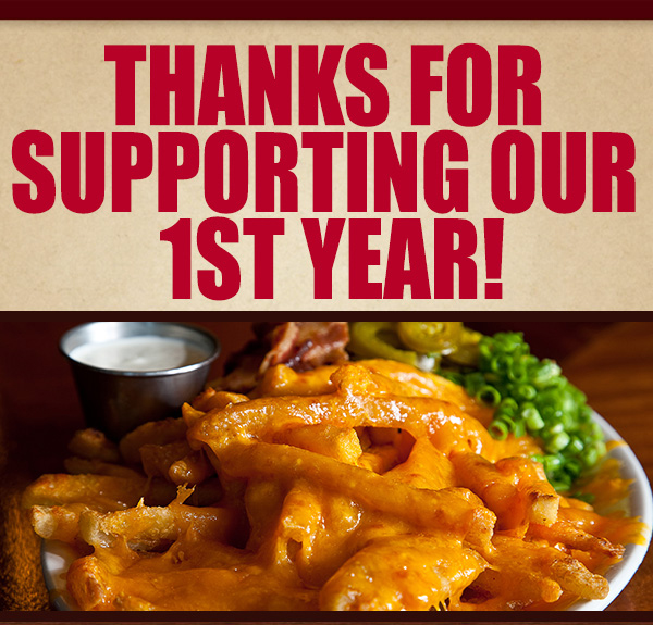 Thanks for supporting our first year!