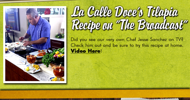 Did you see our very own Chef Jesse Sanchez on TV? Check him out and be sure to try this recipe at home. Video Here!