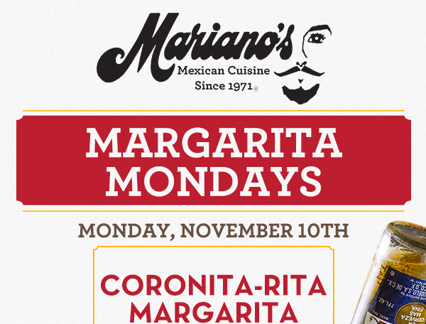 Margarita Mondays
							Half Price All Day Long! Turn your blue Monday into a 100% Blue Agave Monday!
							www.laharanch.com