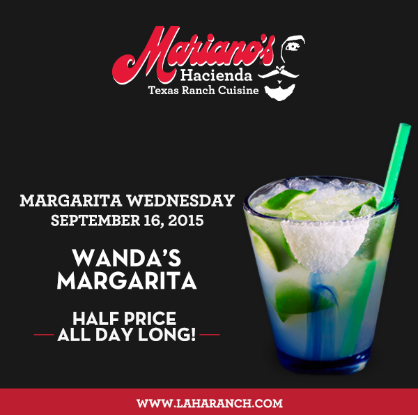 Margarita Wednesdays
							www.laharanch.com