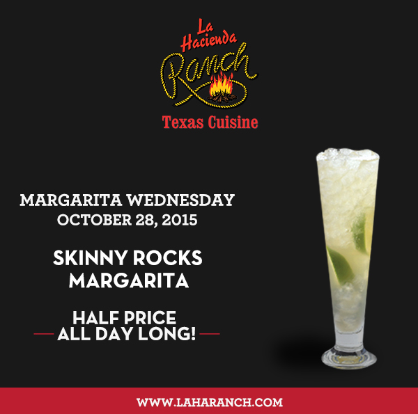 Margarita Wednesdays
							www.laharanch.com