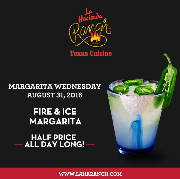 Margarita Wednesdays
							www.laharanch.com