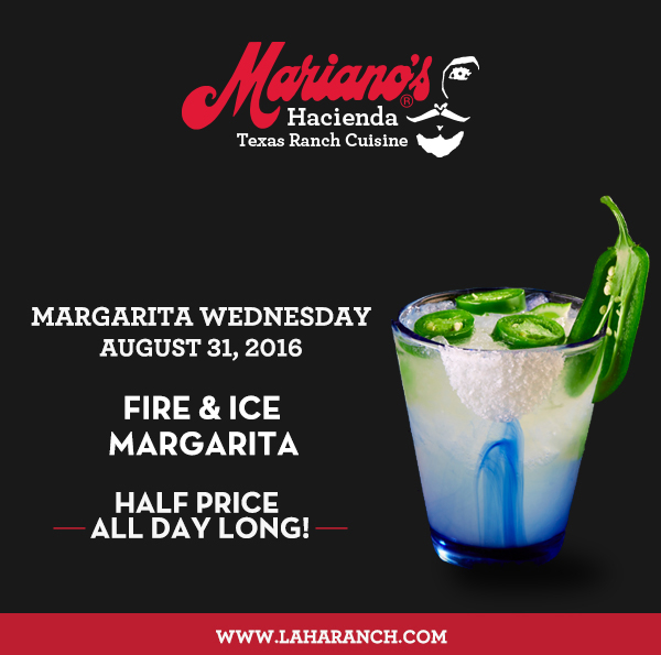 Margarita Wednesdays
							www.laharanch.com