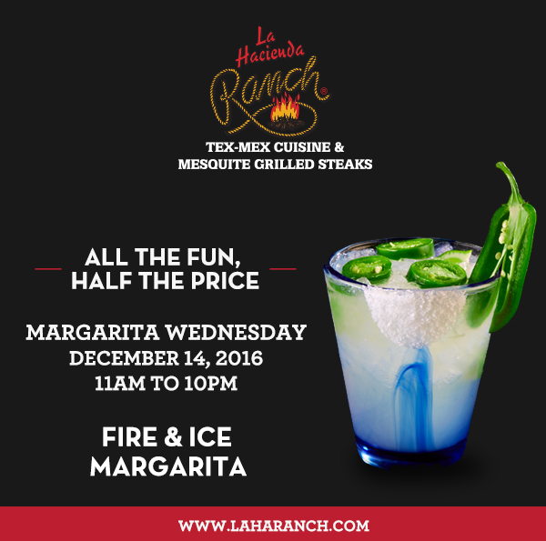 Margarita Wednesdays
							www.laharanch.com