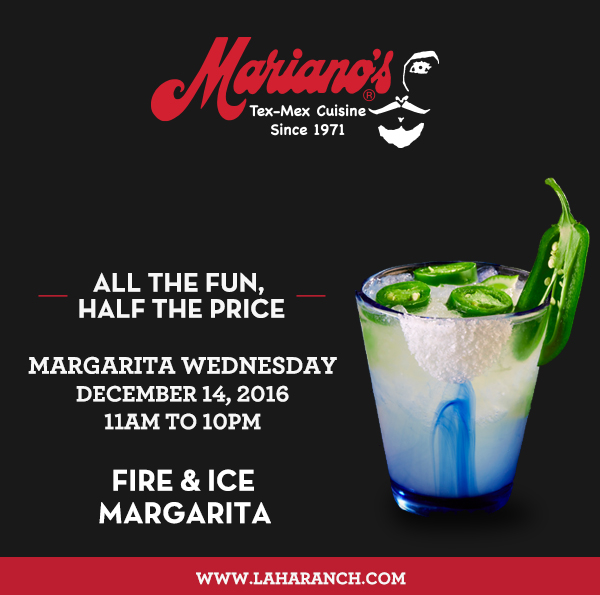 Margarita Wednesdays
							www.laharanch.com