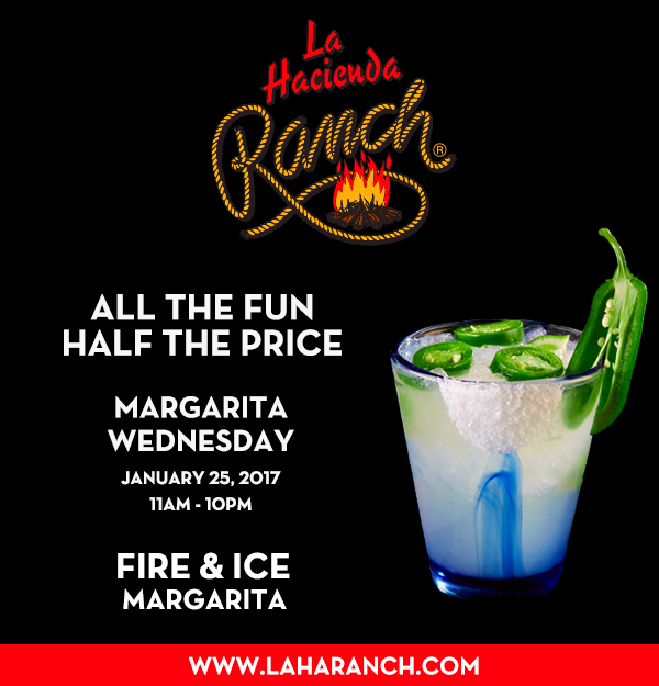 Margarita Wednesdays
							www.laharanch.com