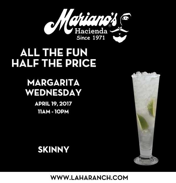 Margarita Wednesdays
							www.laharanch.com