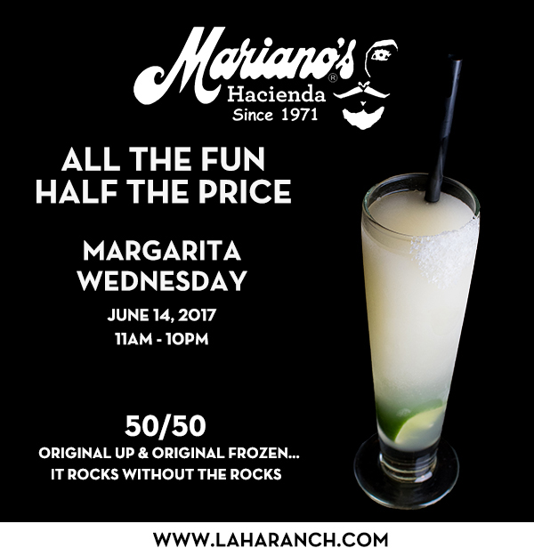 Margarita Wednesdays
							www.laharanch.com