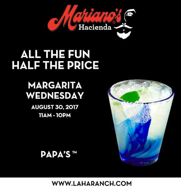 Margarita Wednesdays
							www.laharanch.com