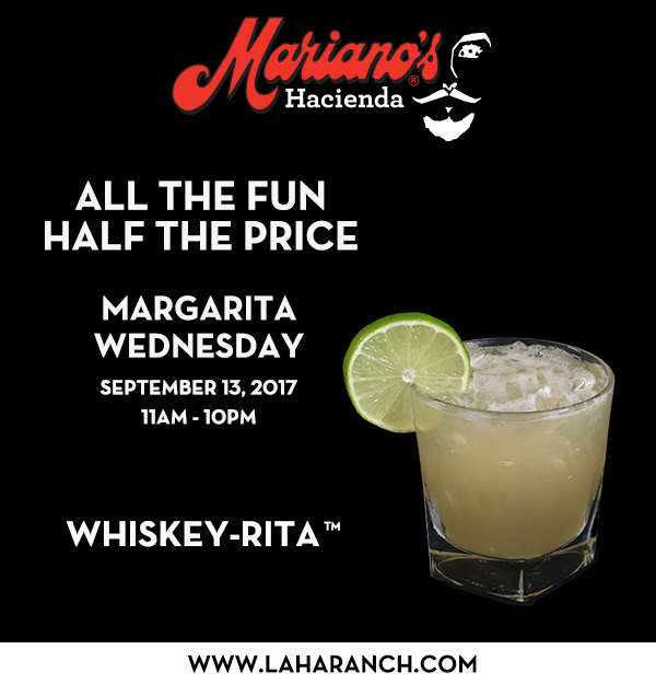 Margarita Wednesdays
							www.laharanch.com