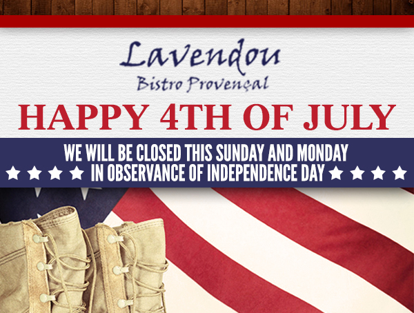 Have a Happy and Safe Holiday!
							 See image for details