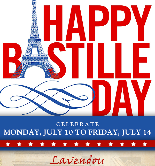 Happy Bastille Day
							 See image for details