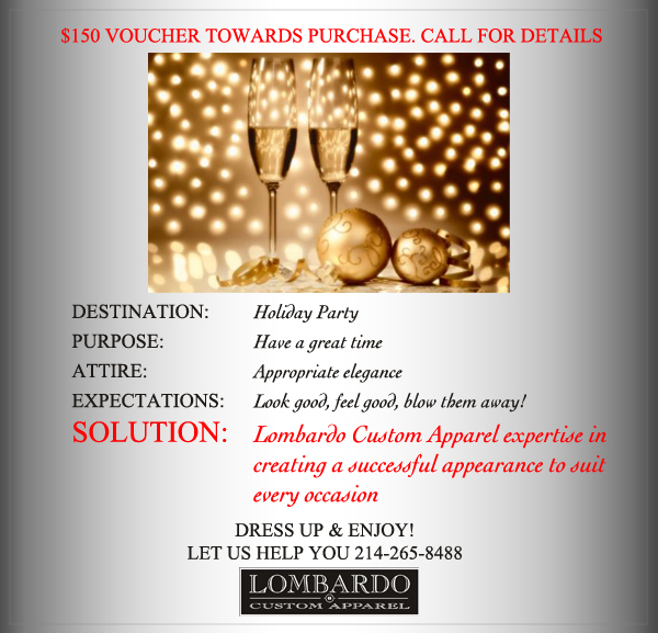 $150 Voucher towards purchase. Call for details
							 Dress Up & Enjoy!
							 See image for full details