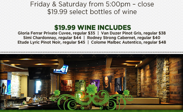 $19.99 wine includes...
							 See image for full details