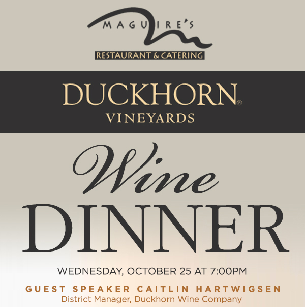 Duckhorn Wine Dinner
							 See image for full details