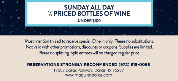 www.maguiresdallas.com
								 See image for full details