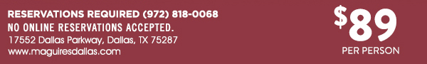 www.maguiresdallas.com
								 See image for full details