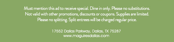 www.maguiresdallas.com
								 See image for full details