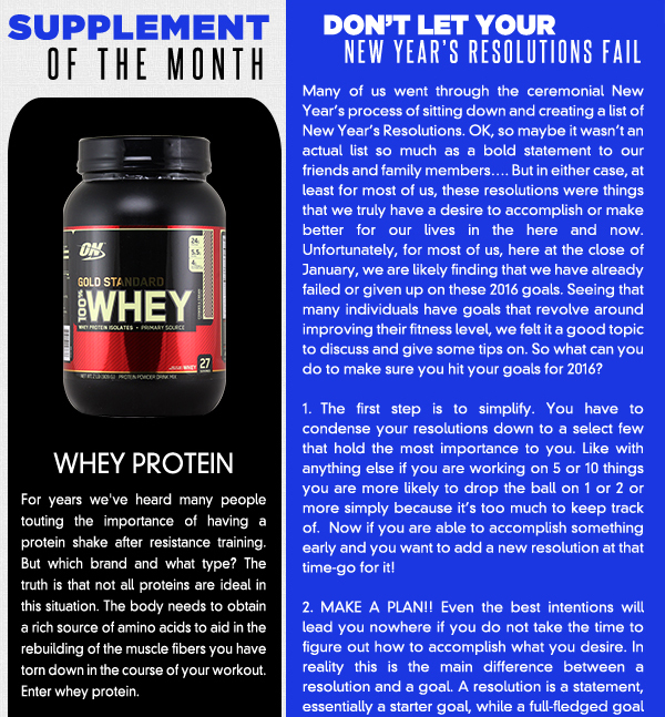 Supplement of the Month
							See image for full details