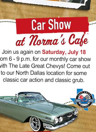 Car Show at Norma's Cafe
										See image for details